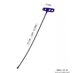 70 cm 10 mm Çap Levye Uçlu Kobra Çubuk - S13-02