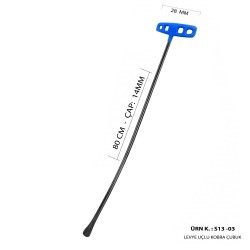 80 cm 14 mm Çap Levye Uçlu Kobra Çubuk -S13-03