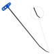 90 cm 12 mm Çap Çift Kıvrımlı Yassı Uç Çubuk - S2-05