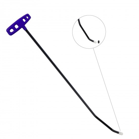 70 cm 10 mm Çift Kıvrımlı Vida Dişli Uç Çubuk - S3-01
