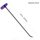 70 cm 10 mm Çap Tek Kıvrımlı Vida Dişli Uç Çubuk - S3-02