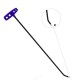 70 cm 10 mm Çap Tek Kıvrımlı Vida Dişli Uç Çubuk - S3-02