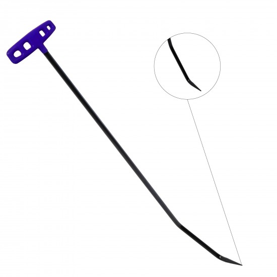 70 cm 10 mm Çap Çift Kıvrımlı Sivri Uç Çubuk - S3-03