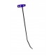 70 cm 10 mm Çap Çift Kıvrımlı Yassı Uç Çubuk - S3-05