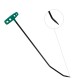 60 cm 8 mm Çap Çift Kıvrımlı Sivri Uç Çubuk - S4-03