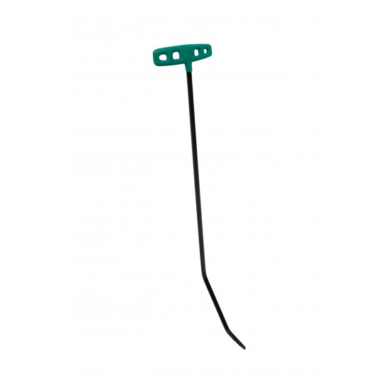 60 cm 8 mm Çap Çift Kıvrımlı Yassı Uç Çubuk - S4-05