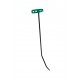 60 cm 8 mm Çap Çift Kıvrımlı Yassı Uç Çubuk - S4-05