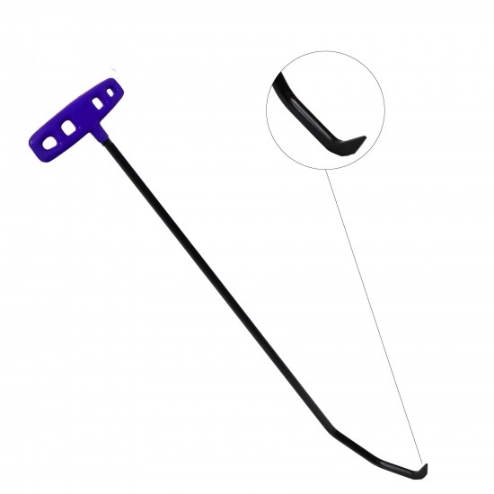 60 cm 10 mm Çap 3 Kıvrımlı Yassı Sivri Uç Çubuk - S5-01