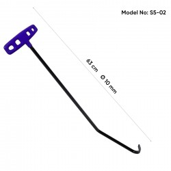 60 cm 10 mm Çap Tek Kıvrımlı Çengel Kobra Uç - S5-02 60 cm 10 mm Çap Tek Kıvrımlı Çengel Kobra Uç - S5-02