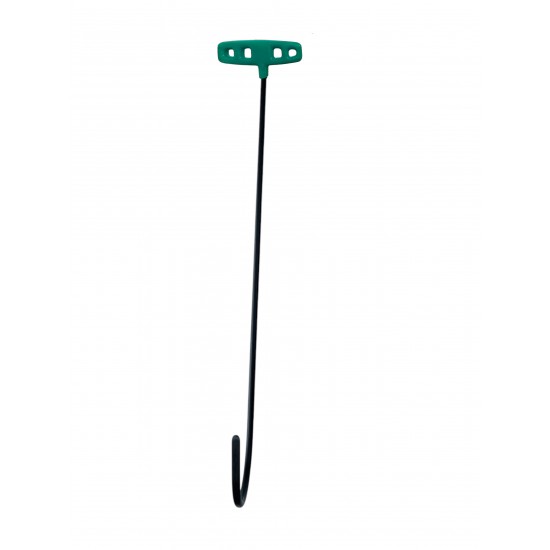 60cm 8 mm Çap Dik Yassı Uç Çengel Çubuk - S5-04