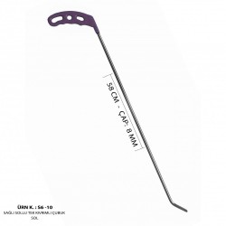 58 cm 8 mm Çap Sağlı Sollu Tek Kıvrımlı Sol Çubuk - S6-10