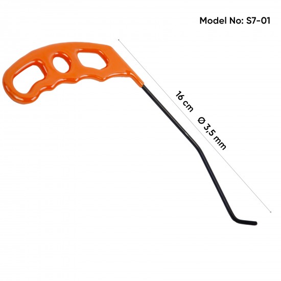 16 cm 3.5 mm Çap Sağlı Sollu Çift Kıvrımlı Sağ Çubuk - S7-01