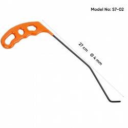 27 cm 4 mm Çap Sağlı Sollu Çift Kıvrımlı Sağ Çubuk - S7-02 27 cm 4 mm Çap Sağlı Sollu Çift Kıvrımlı Sağ Çubuk - S7-02