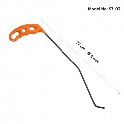 34 cm 5 mm Çap Sağlı Sollu Çift Kıvrımlı Sağ Çubuk - S7-03 34 cm 5 mm Çap Sağlı Sollu Çift Kıvrımlı Sağ Çubuk - S7-03