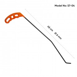 45 cm 6 mm Çap Sağlı Sollu Çift Kıvrımlı Sağ Çubuk - S7-04 45 cm 6 mm Çap Sağlı Sollu Çift Kıvrımlı Sağ Çubuk - S7-04