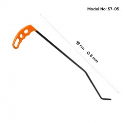 59 cm 8 mm Çap Sağlı Sollu Çift Kıvrımlı Sağ Çubuk - S7-05 59 cm 8 mm Çap Sağlı Sollu Çift Kıvrımlı Sağ Çubuk - S7-05