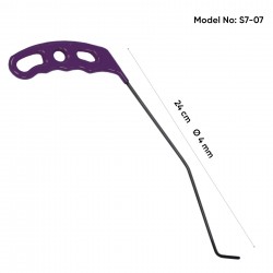 27 cm 4 mm Çap Sağlı Sollu Çift Kıvrımlı Sol Çubuk - S7-07 27 cm 4 mm Çap Sağlı Sollu Çift Kıvrımlı Sol Çubuk - S7-07