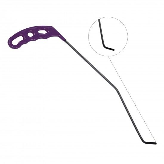 34 cm 5 mm Çap Sağlı Sollu Çift Kıvrımlı Sol Çubuk - S7-08