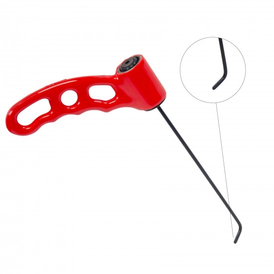 18 cm 3,5 mm Çap Sustalı Sağ Sol Yassı Çubuk - S10-01