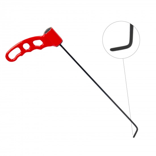 32 cm 5 mm Çap Sustalı Sağ Sol Yassı Çubuk - S10-03