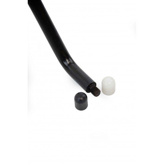 90 cm 12 mm Çap Çift Kıvrımlı Vida Dişli Uç Çubuk - S2-01