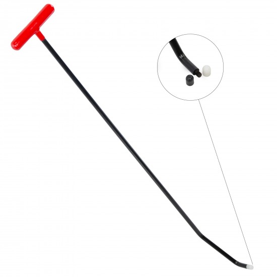 90 cm 12 mm Çap Çift Kıvrımlı Vida Dişli Uç Çubuk - S2-01