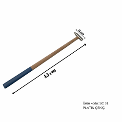 45 cm Platin Boyasız Göçük Düzeltme Çekici, PDR Çekic - SC-01