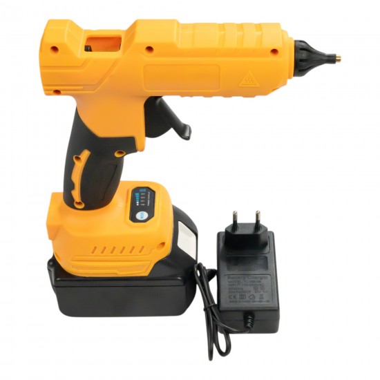 100 W Kablosuz Sıcak Silikon Tabancası, Şarj Edilebilir Bataryalı Silikon Tabancası – 20x25x7 cm 100 W Kablosuz Sıcak Silikon Tabancası, Şarj Edilebilir Bataryalı Silikon Tabancası – 20x25x7 cm