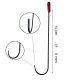 60 cm 10 mm Çap 3 Kıvrımlı Yassı Sivri Uç Çubuk - S5-1