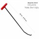 60 cm 10 mm Çap 3 Kıvrımlı Yassı Sivri Uç Çubuk - S5-1